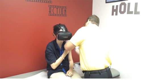 Virtual reality headsets significantly reduce children's fear of needles