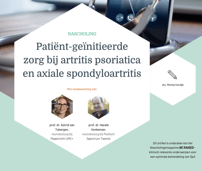 Patiënt-geïnitieerde zorg bij artritis psoriatica en axiale spondyloartritis